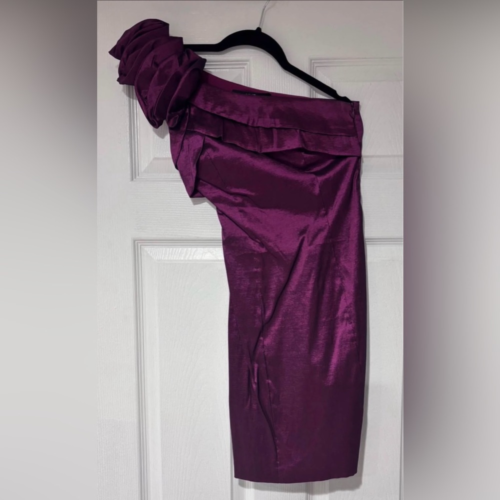 Forever 21 Purple One Shoulder Dress